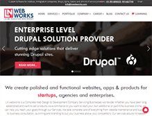 Tablet Screenshot of lnwebworks.com